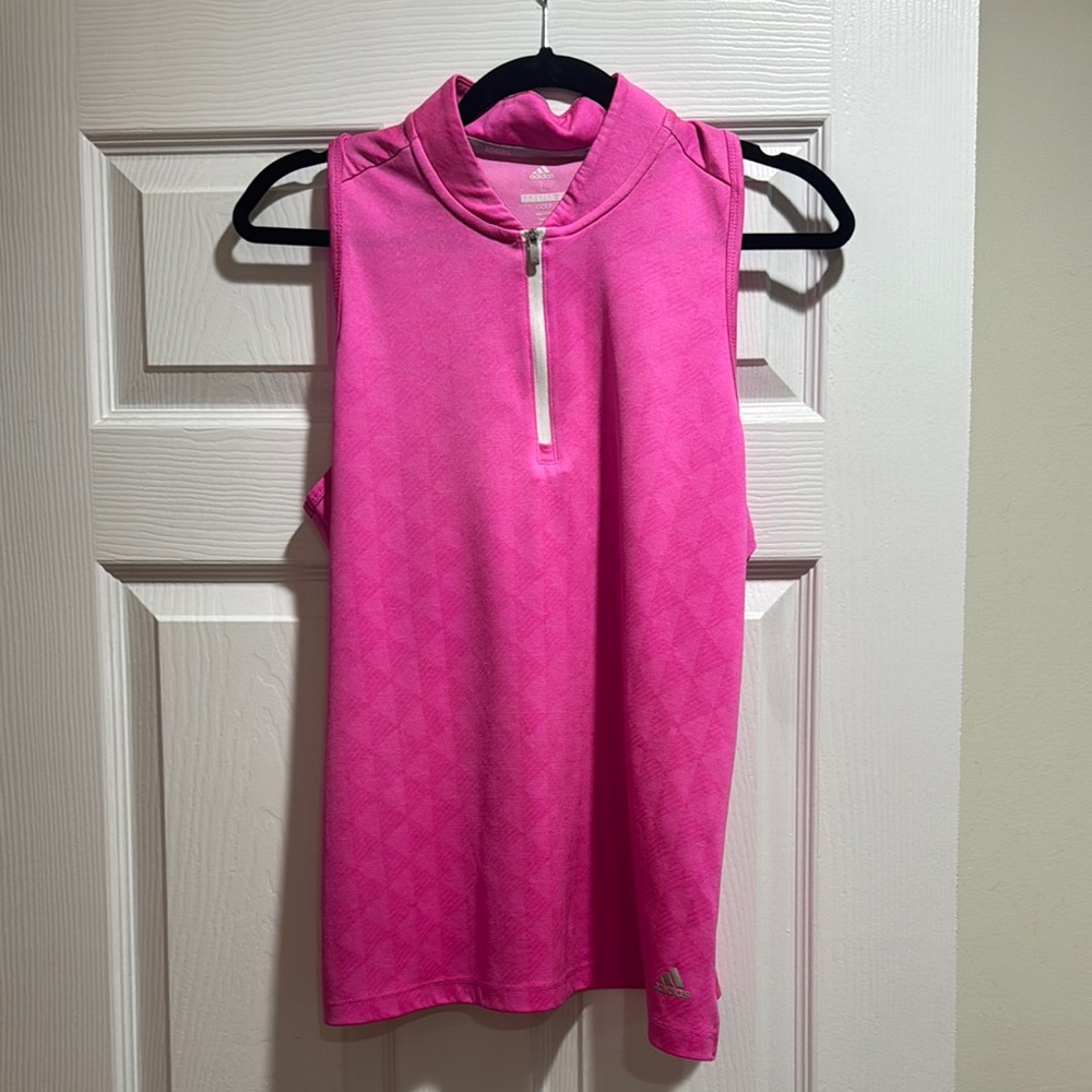 Adidas Women's Pink Sleeveless Top